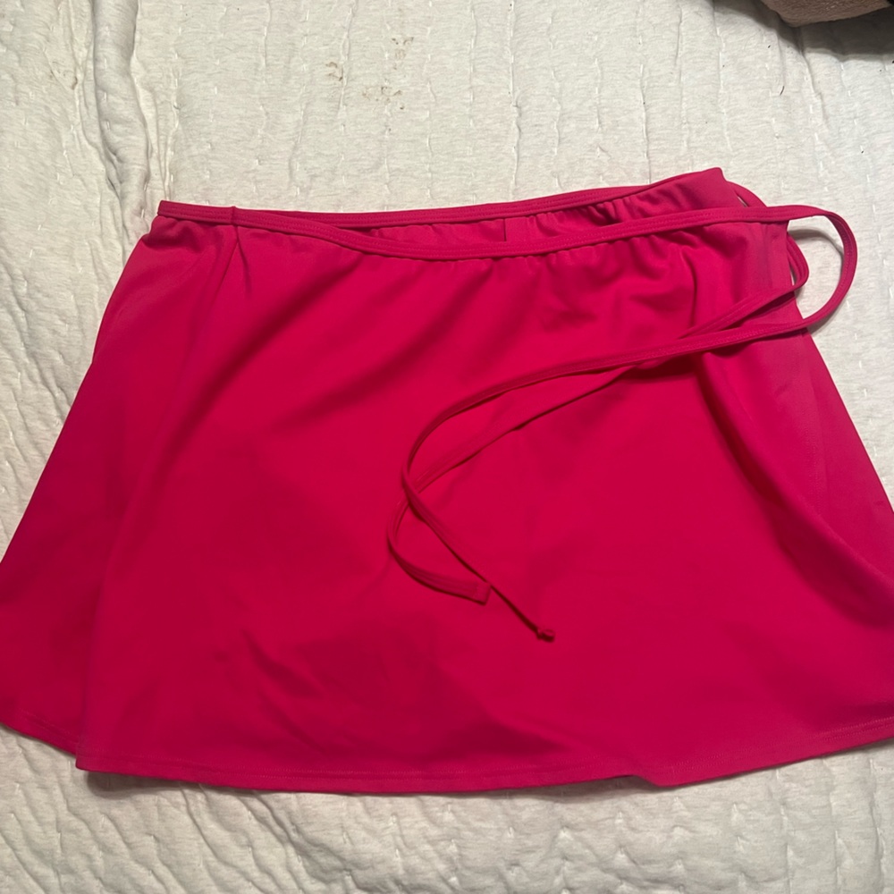 Set Active Pink Wrap Skort